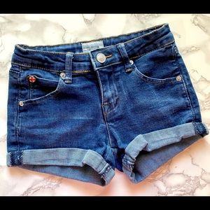 Hudson Kids denim rolled cuff shorts